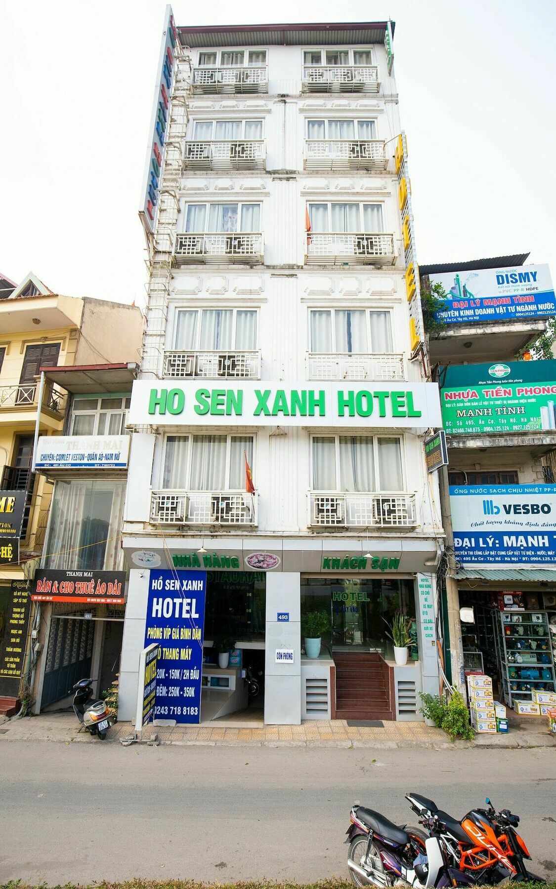 Ho Sen Xanh Hotel Hanoi Exterior foto