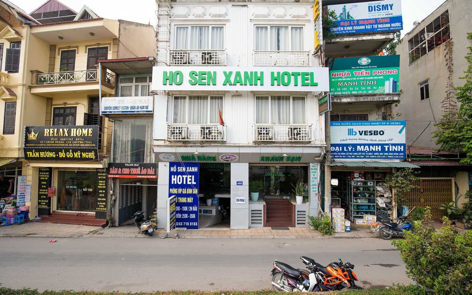 Ho Sen Xanh Hotel Hanoi Exterior foto